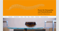 Desktop Screenshot of osteopathie-bonn.net